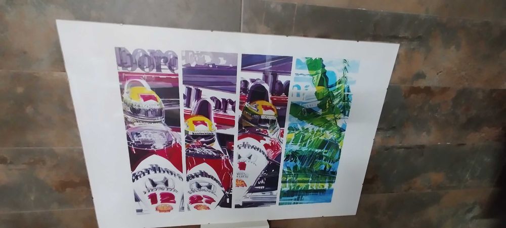 Quadro do Ayton Senna