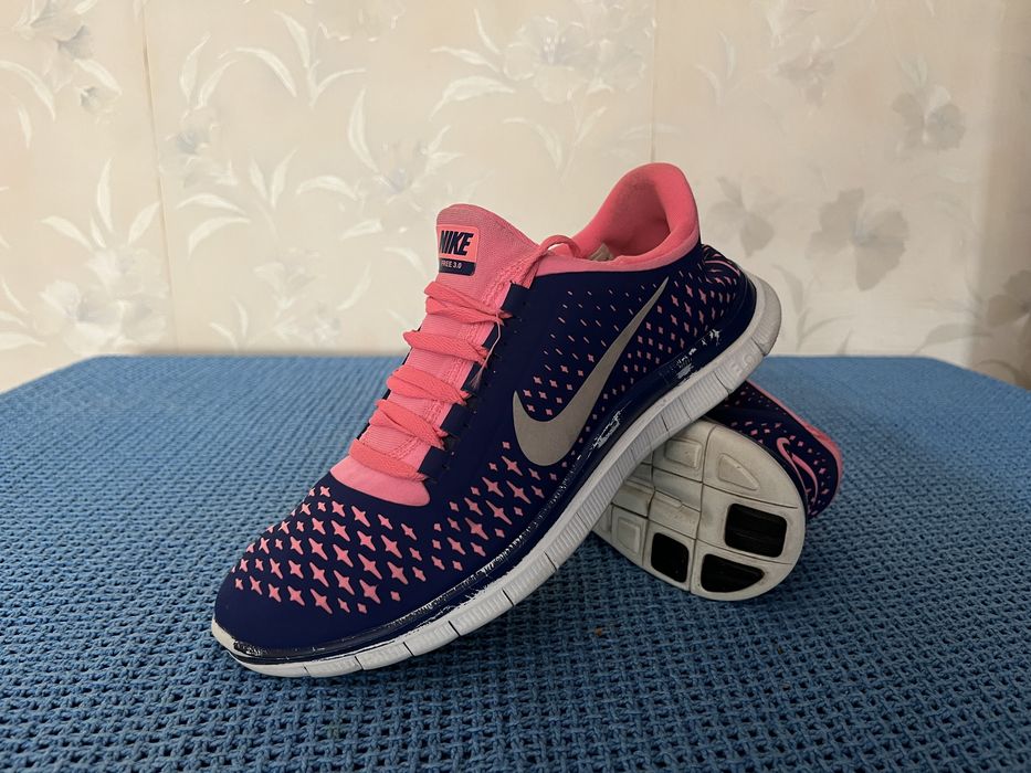 Кросівки Nike Free Run 3.0 V4 Deep Royal Blue Pink 41 розмір
