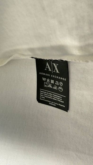 SALE чоловіча  мужская  футболка Armani Exchange розмір S-XXL Чорний  та білий