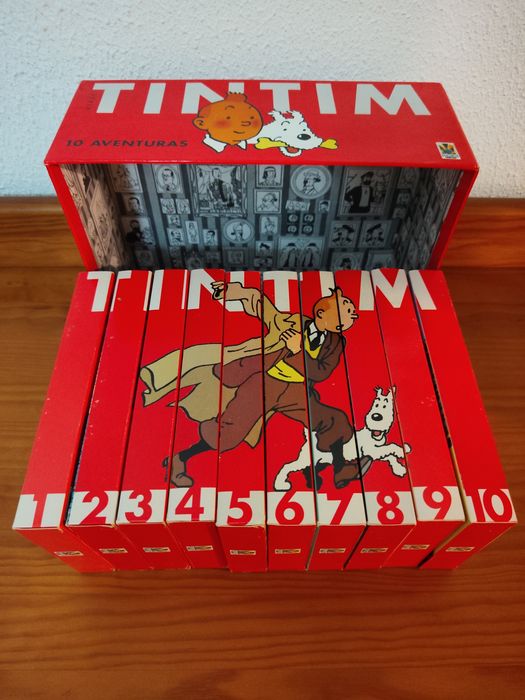 10 VHS "As Aventuras de TinTim"