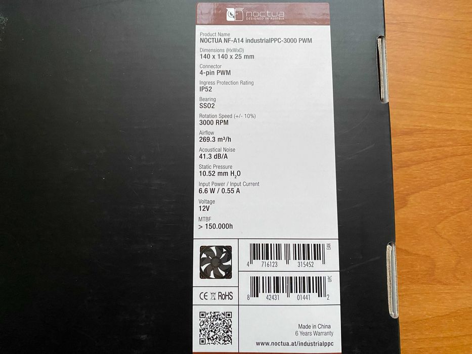 Wentylator Noctua NF-A14 industrialPPC-3000 PWM