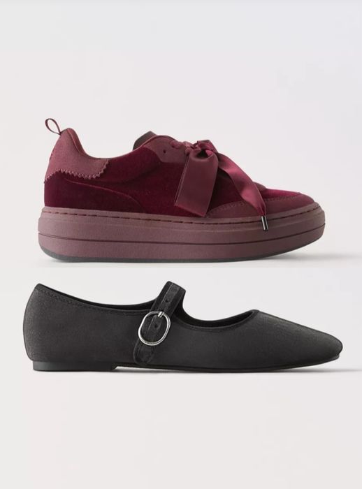 Sapatos de veludo