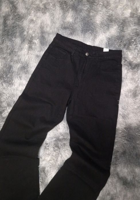 Black flared jeans