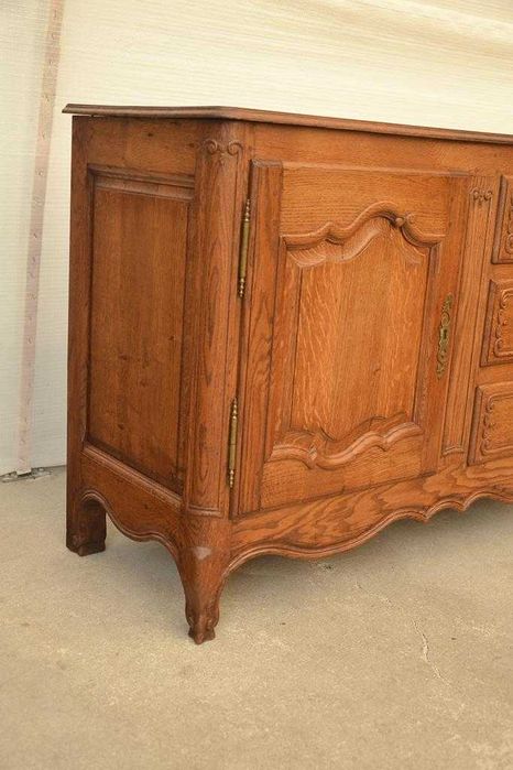 komoda ludwikowska dębowa bufet 180 cm.