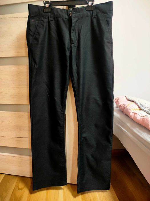 Spodnie męskie włoskie z bawełny rozmiar M/L