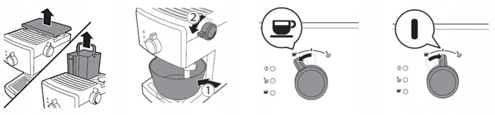 Pokrętło z obudową do EKSPRES Gaggia Viva