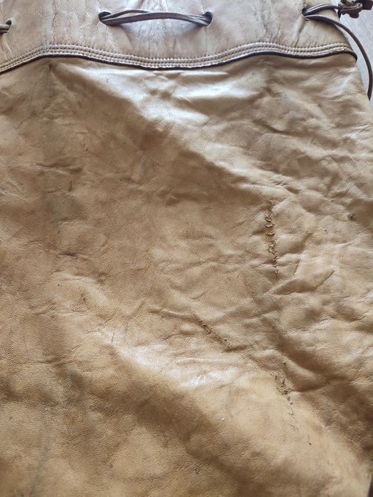 Кожаный вещевой мешок