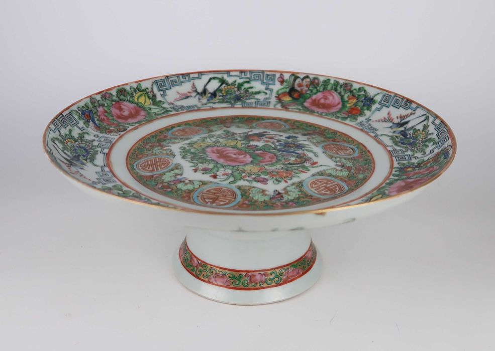Fruteira em Porcelana da China - Família Rosa - Séc. XIX/XX