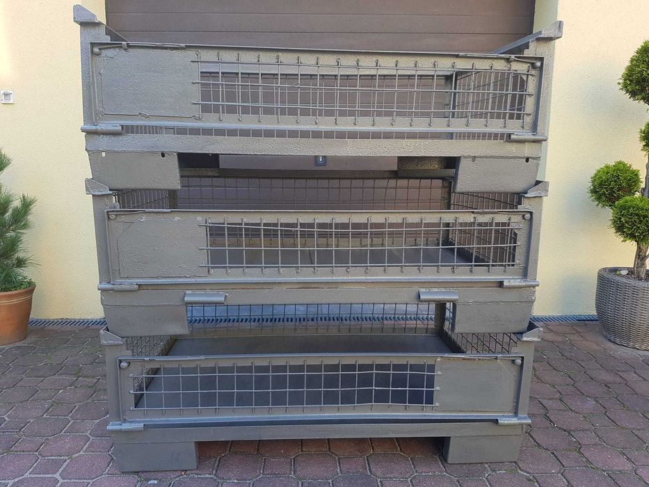 Giterbox 1/2 - pojemnik metalowy, siatkowy