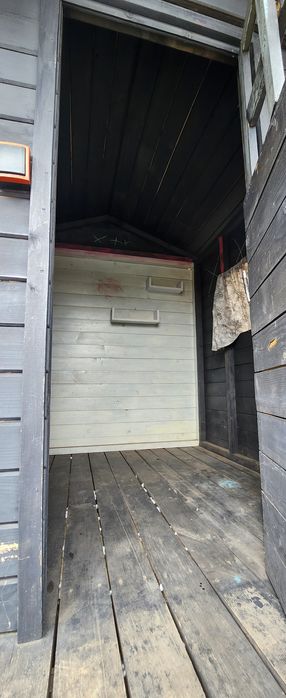 Domek drewniany dla dzieci Uszk.