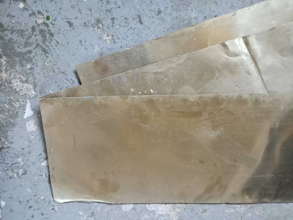 Blacha nowosrebna alpaka MZ 12z63 gr.0,5mm wym. 250 x 1000