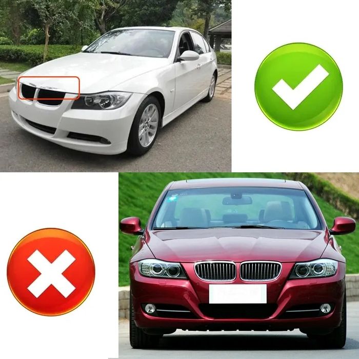Grelha frontal BMW série 3 E90 E91 de 2005 a 2008