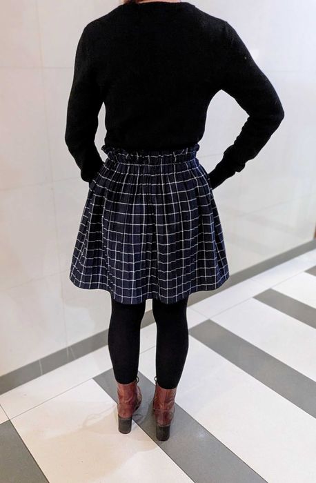 Spódniczka / Granatowa / Damska / M / L / Lemonada / W kratę / Alternative