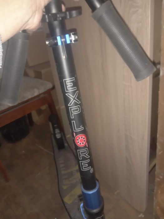 Самокат Explore Degree 2 New Pro 200 мм синій двухколесний