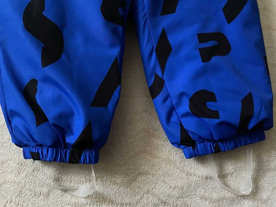 Дитячий зимовий суцільний термо комбінезон на хлопчика/дівчинку 86-98