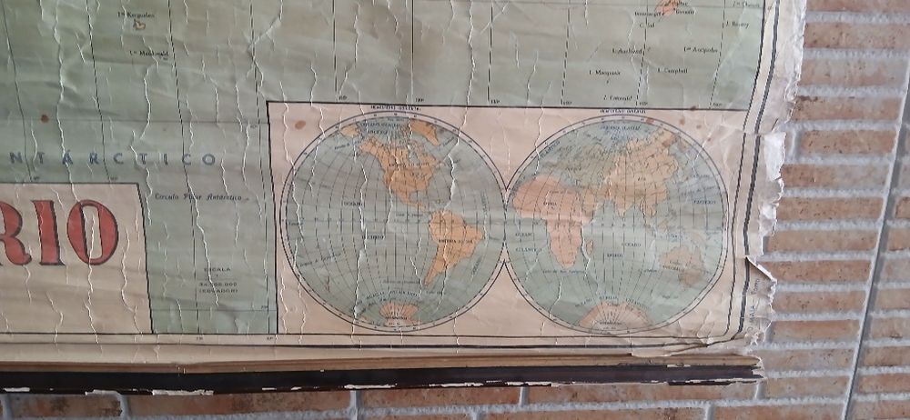 Mapa escolar antigo