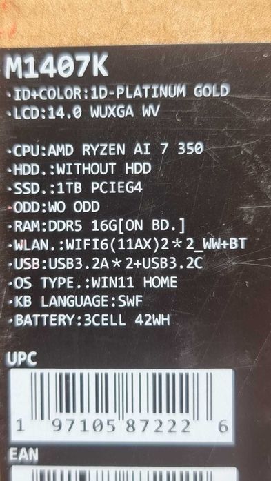 Ноутбук ASUS Vivobook 14 M1407