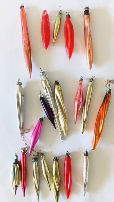 Елочние  игрушки ссср сосульки