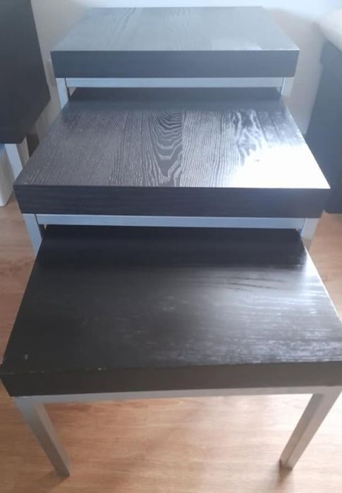 Conjunto 3 mesas ikea