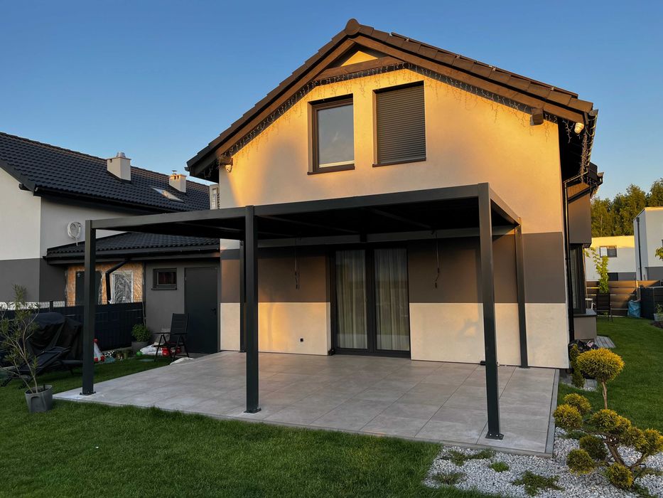 Pergola BIO-FIT Aluminiowa 600x300 Antracyt RAL 7016