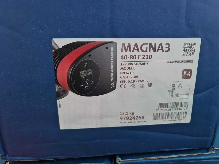 Насос циркуляционный Grundfos MAGNA3 40-100 F 220 / MAGNA3 40-80 F 220