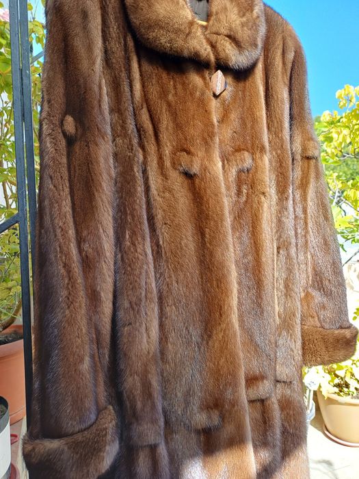 Канадская норковая шуба