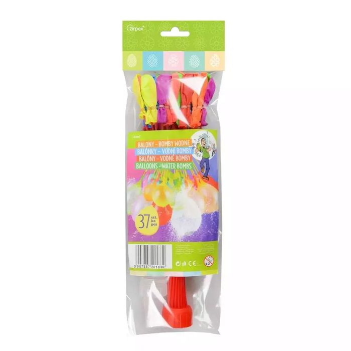 Balony - bomby wodne 37szt. Arpex. Nowy Produkt