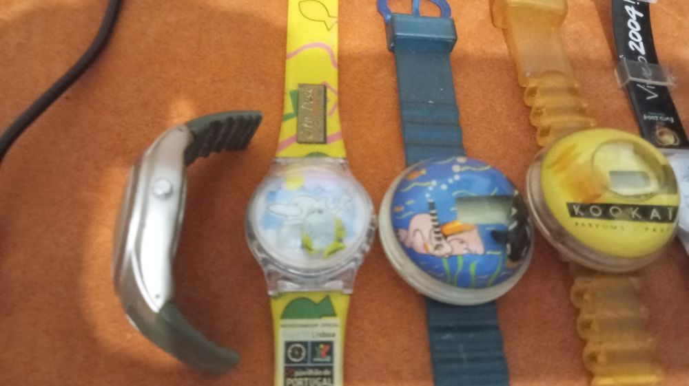 Relógios vários venda conjunta ou unitária preço por unidade