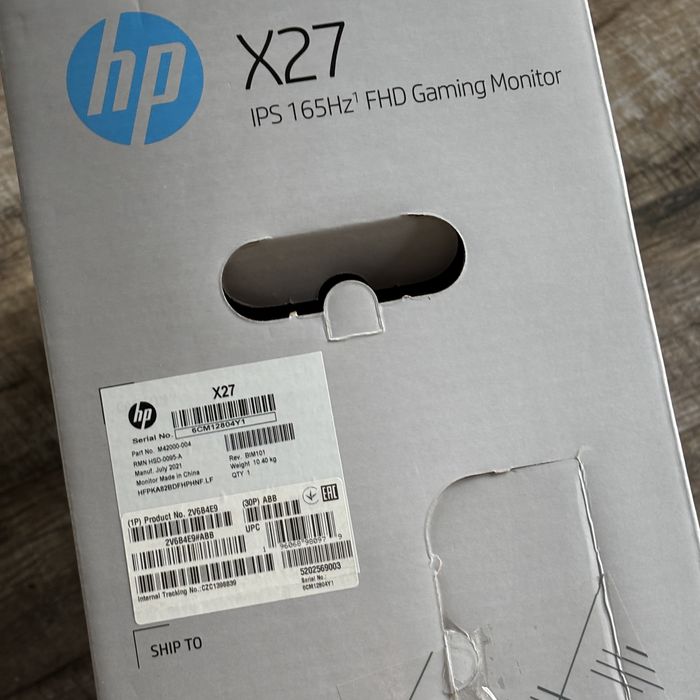 Монітор 27ʼ HP X27 Gaming Monitor