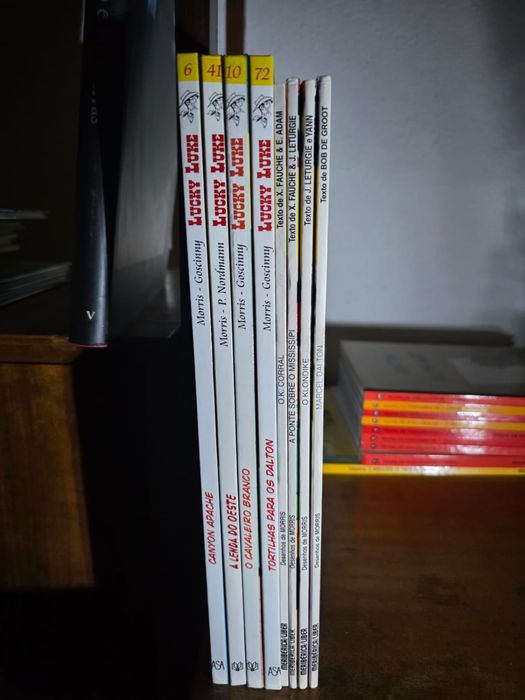 Lote 8 Livros Lucky Luke (Ed. ASA e Meribérica) - BD