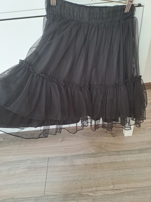 Czarna spódniczka spódnica tiulowa mini bocca