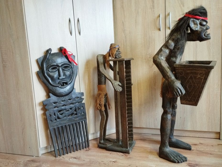 Figury drewniane afrykańskie