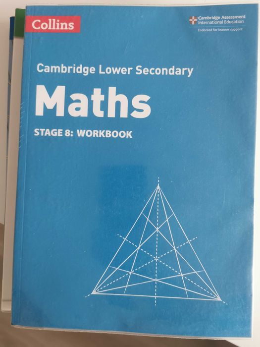 Livros Cambridge Maths, Geography, Business Studies (como novos)
