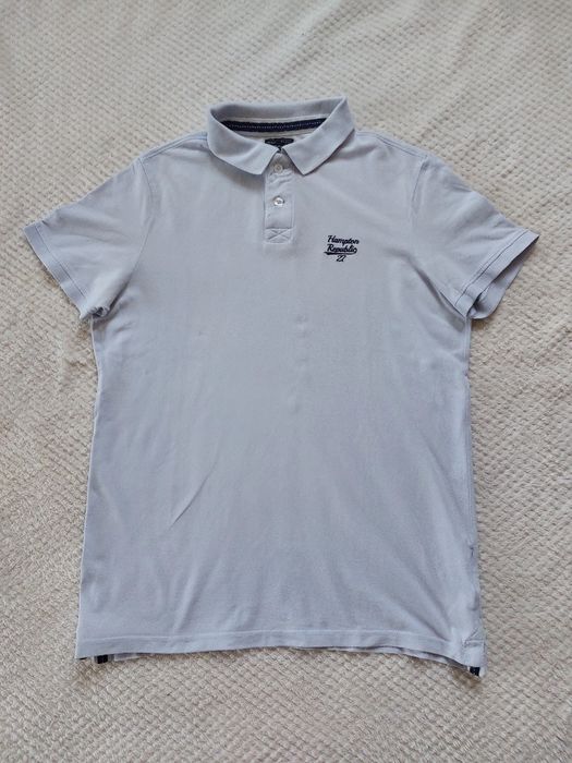 100%bawełna. Błękitne polo. Kappahl Hampton Republic. Rozmiar XL