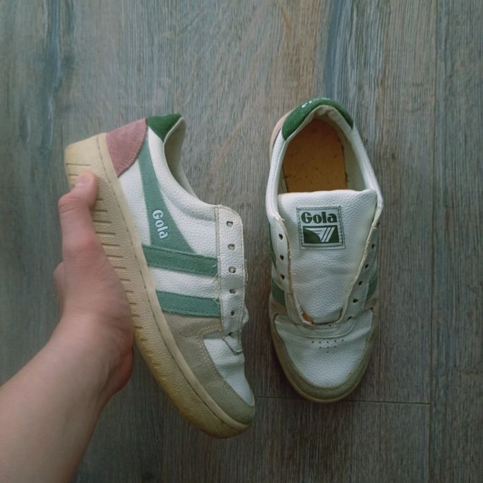 Кросівки Gola Grandslam Trident White/Green Retro / Кеди Gola 38 розмір