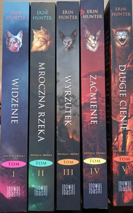 Książki Wojownicy Potęga Trójki Erin Hunter