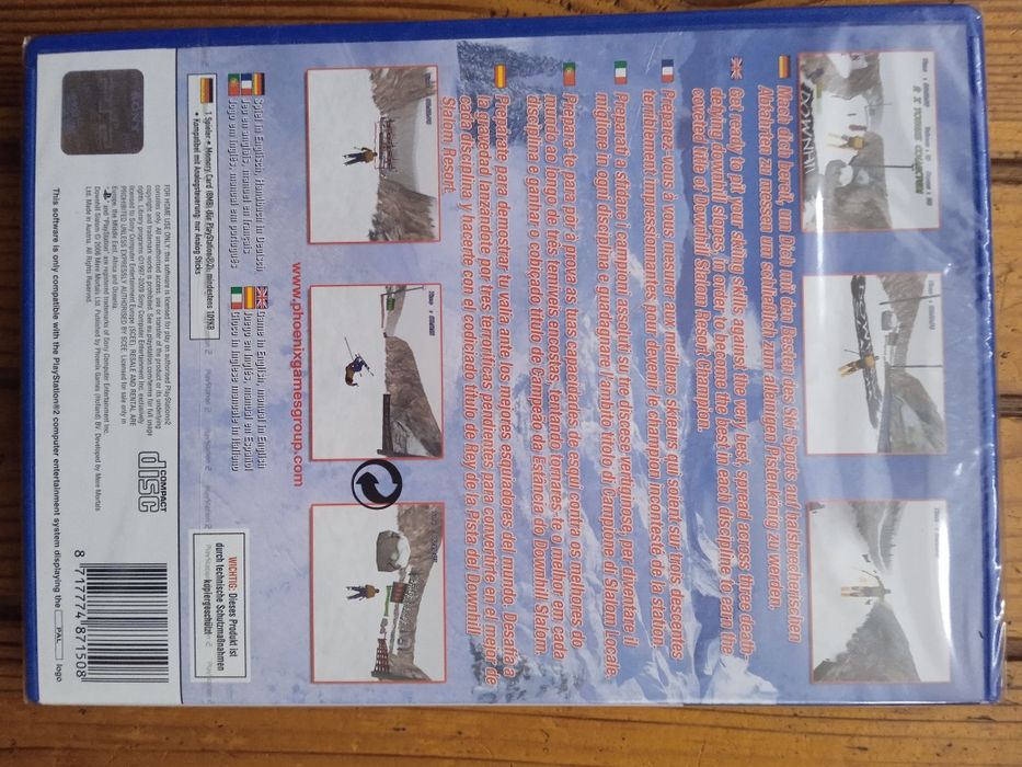 DOWNHILL slalom PS2 nowa w folii