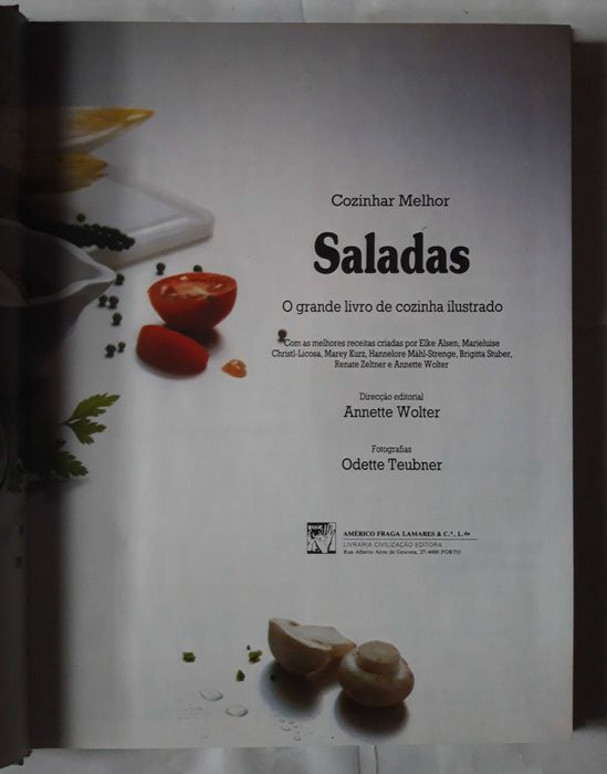 Livro - Cozinhar Melhor: Saladas VSO