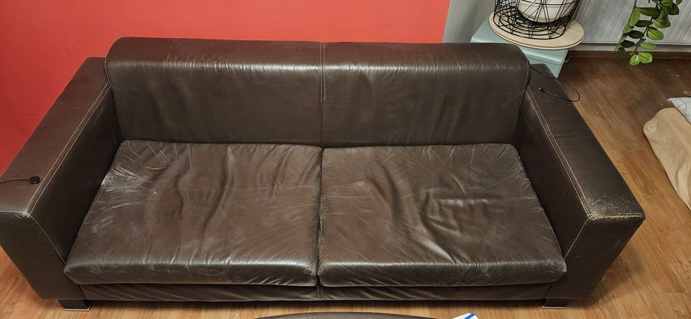 Oddam skórzany zestaw