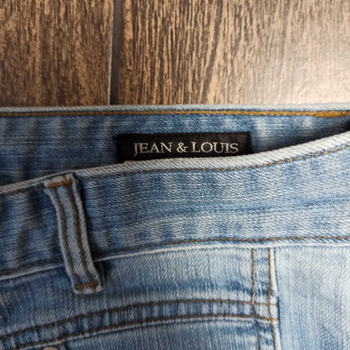 Брендовые джинсы JEAN LOUIS Италия! Оригинал! Голубые Клеш Женские