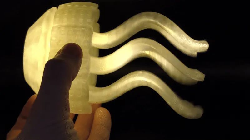 Água-viva Hipnótica (com Opção de Motor e Luz)