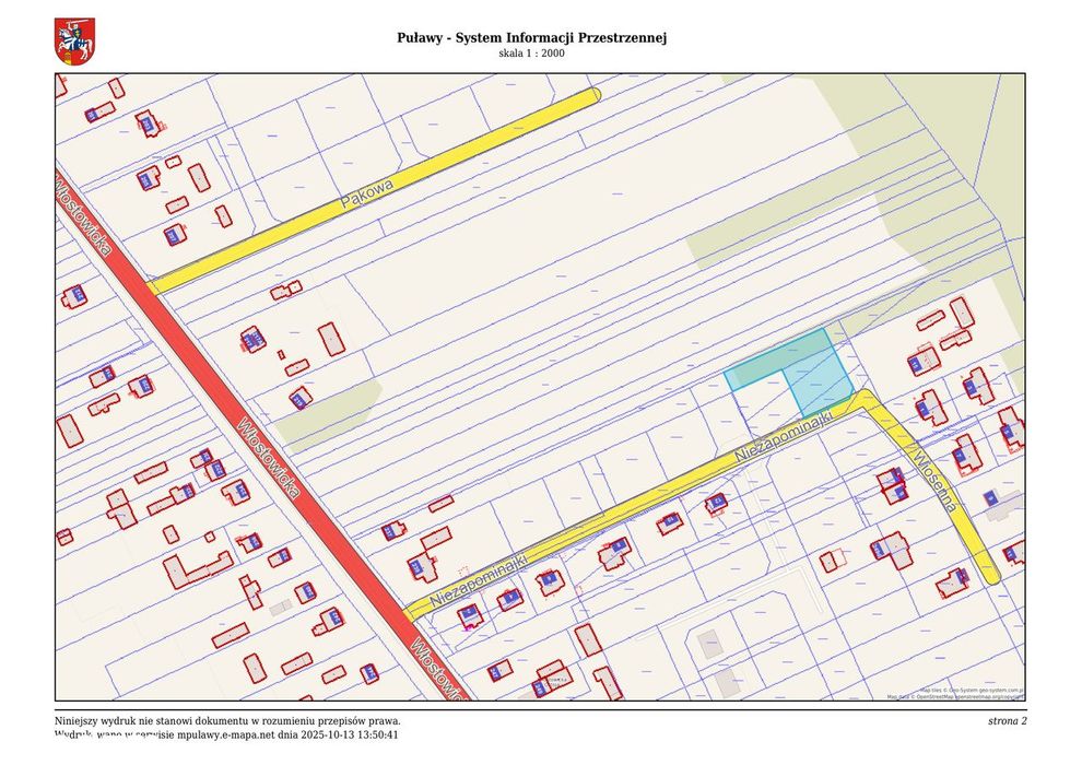 Działka budowlana 1613 m2