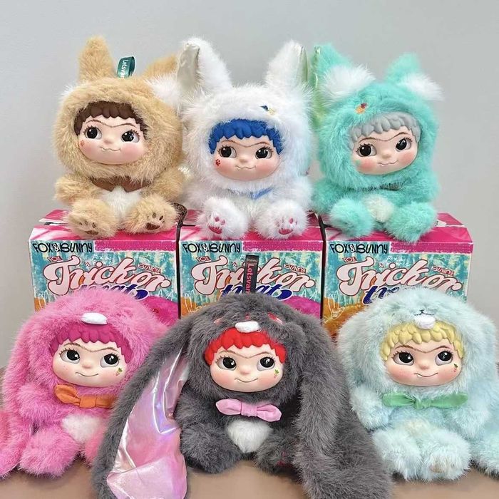 Nowa Wakuku Fuzzy Trendy Fun Party Series Labubu nowa seria 2 kolekcja