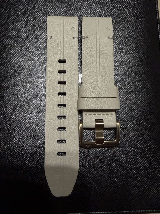 Garmin pasek skórzany QuickFit 20mm Beżowy