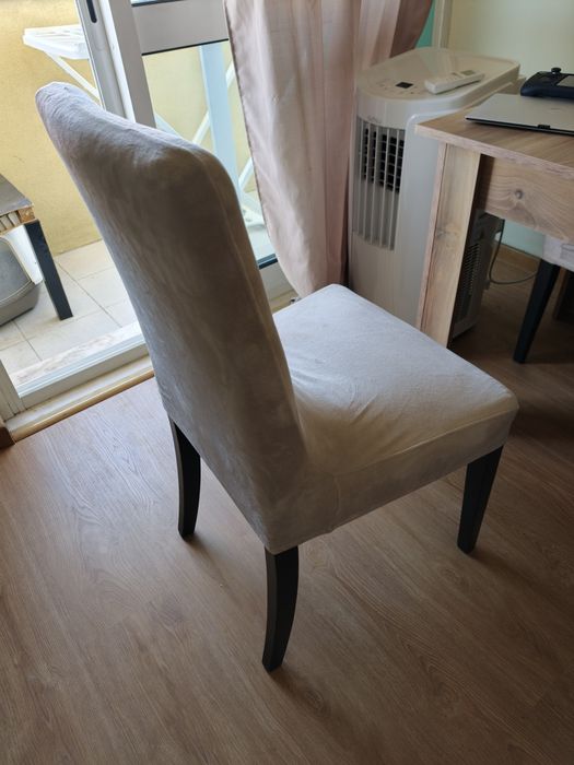 Conjunto 6 Cadeiras Ikea com capa