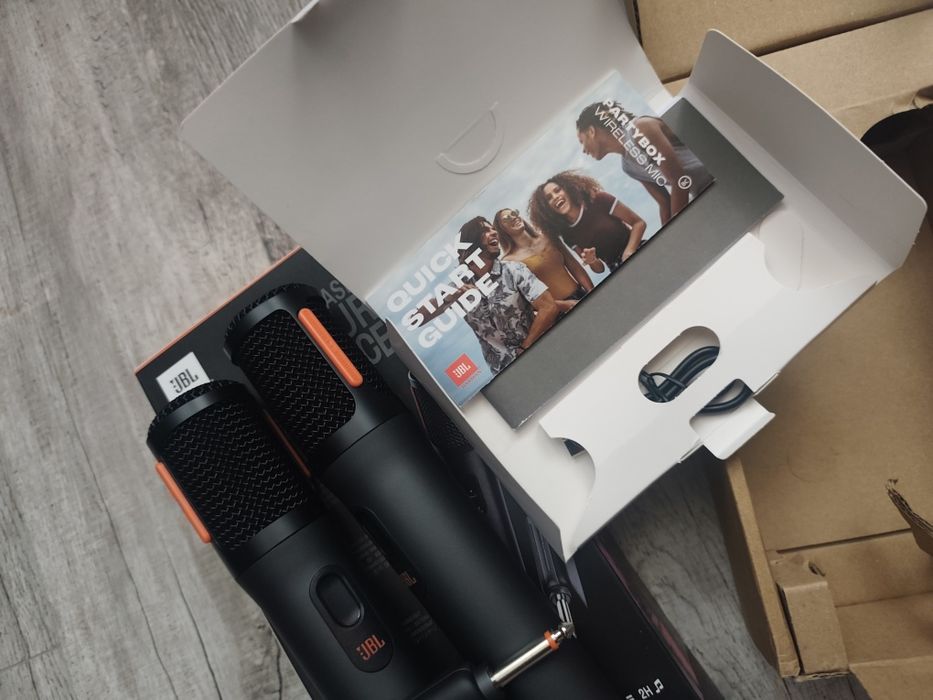 JBL PartyBox mikrofony bezprzewodowe