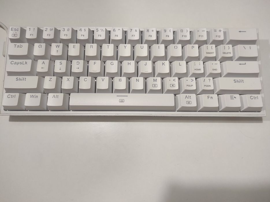 Механічна клавіатура,Red dragon k617 fizz Белая