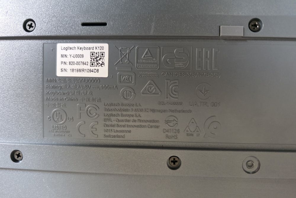 Клавиатура Logitech