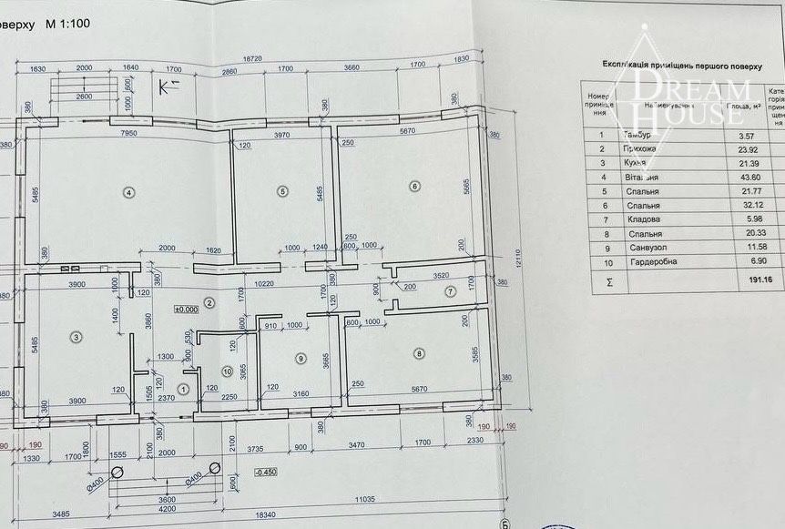 Продаж недобудованого будинку з гаражем для Фури