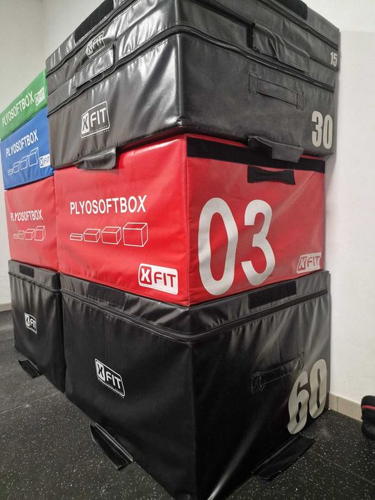 XFIT Soft Plyo Box – 2 Conjuntos Completos | Excelente Estado